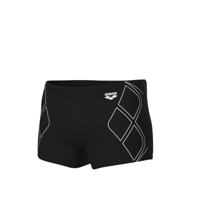 Arena M Arena Graphic Swim Short D 4 black/white Herren Produktbild 1