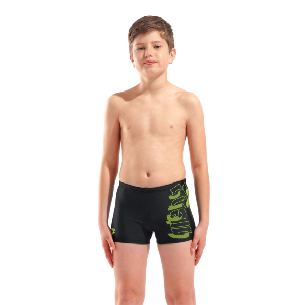 Arena B Arena Tales Swim Short 128 black/artic lime Jungen