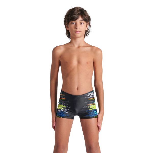Arena B Arena Rhythm Swim Short 140 black multi/black Jungen
