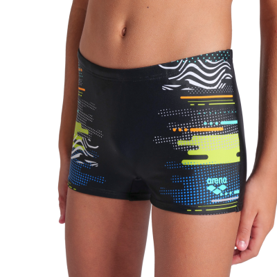 Arena B Arena Rhythm Swim Short 140 black multi/black Jungen Produktbild 1