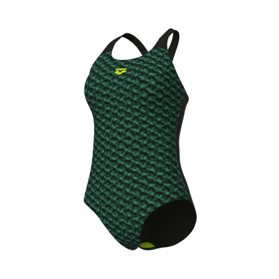Arena W Arena Monogram Swimsuit Control Pro Low B D 34 dark sage multi/black Damen Produktbild 1
