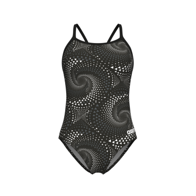 Arena W Arena Fireflow Swimsuit Lightdrop Back D 34 black/team black Damen Produktbild 2