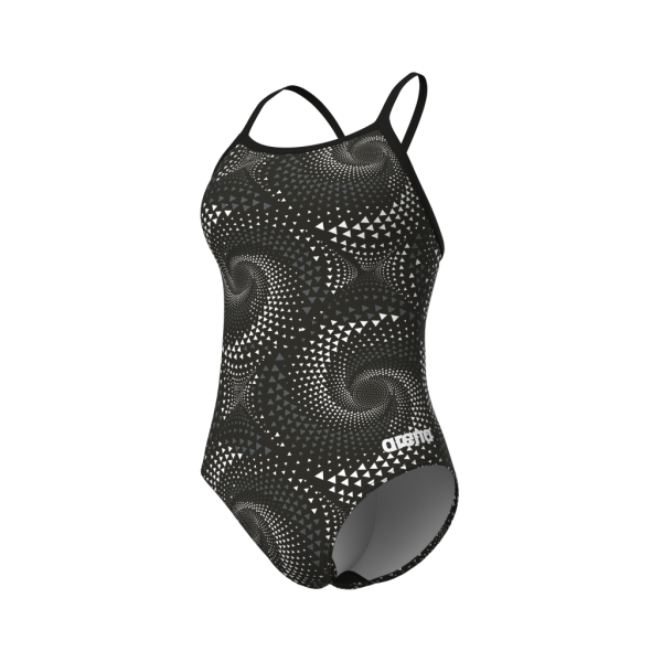 Arena W Arena Fireflow Swimsuit Lightdrop Back D 42 black/team black Damen