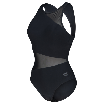 Arena W Arena Mesh Angle Swimsuit Vent Back B D 36 black Damen Produktbild 1