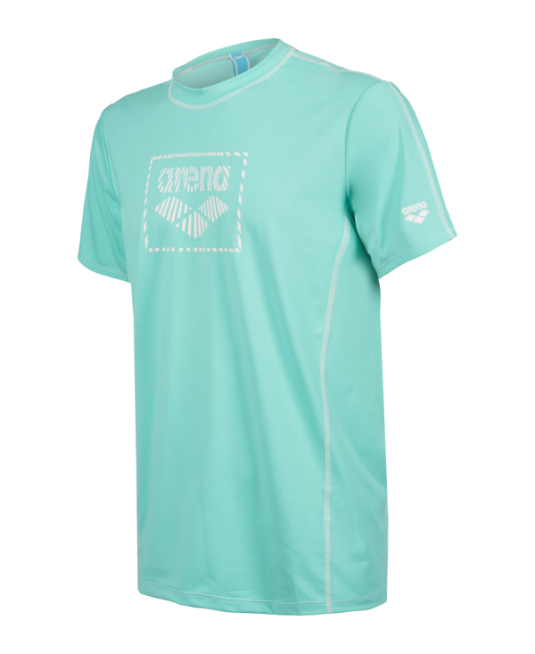 Arena M Arena S/S Swim Shirt M water Herren