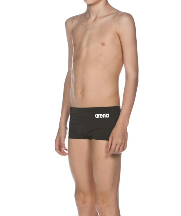 Arena B Solid Squared Short Jr 116 black/white Jungen
