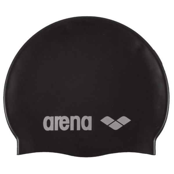 Arena Classic Silicone Cap one size black/silver Unisex