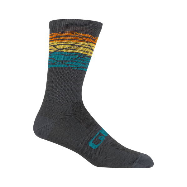 Giro Cycling Seasonal Merino Sock S dark shadow horizon Unisex