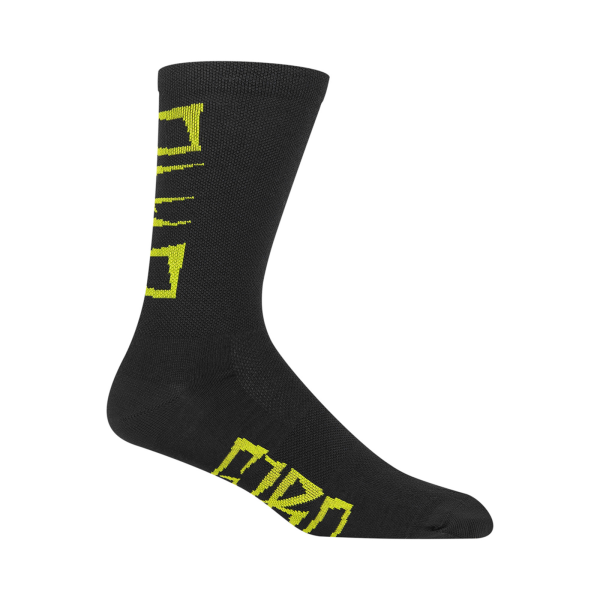Giro Cycling Seasonal Merino Sock S black/lime breakdown Unisex