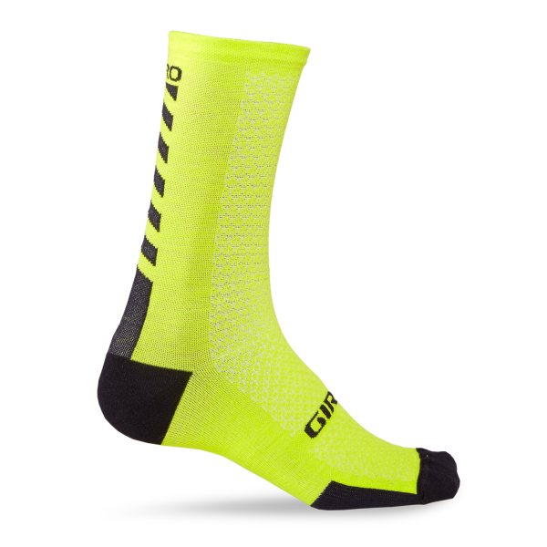 Giro Cycling HRC+ Merino Sock S bright lime/black Unisex