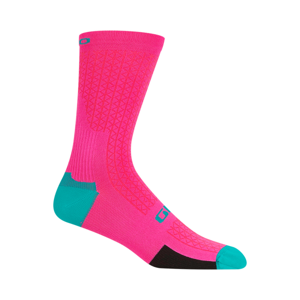 Giro Cycling HRC Sock II XL neon pink/screaming teal Unisex