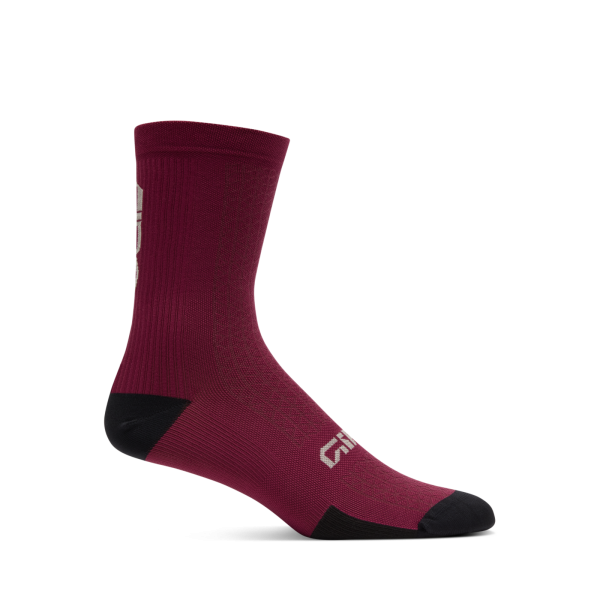 Giro Cycling HRC Sock L dark maroon Unisex