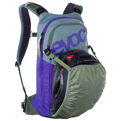Evoc Stage 6L Backpack + 2L Bladder one size steel/violet/dark olive Unisex Produktbild 3