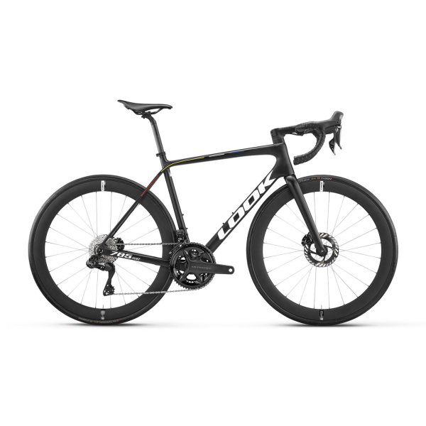 Look 785 Huez ULTEGRA DI2 2X12 55cm / L proteam black satin