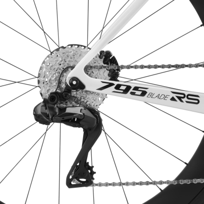Look Bike 795 Blade RS Ult Di2 57cm / XL proteam white glossy Produktbild 2