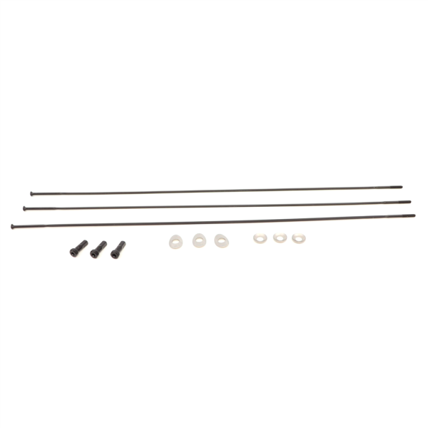 Zipp Spoke and Nipple 280mm CX-Ray Straight Pull Qty 3 one size black