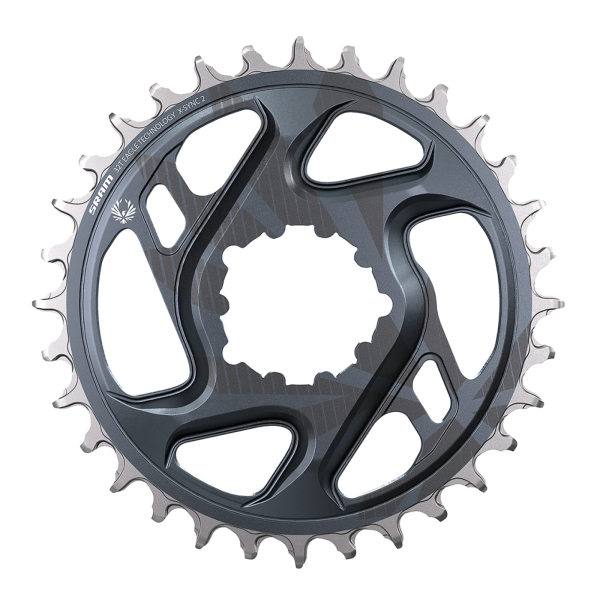 SRAM Chainring Eagle CF X-Sync2 DM 6mm Offset 34T lunar grey