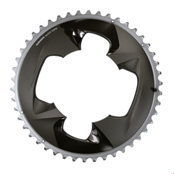 Sram Chainring Force eTap AXS 107 BCD withCover 2x12SP 107x48T grey