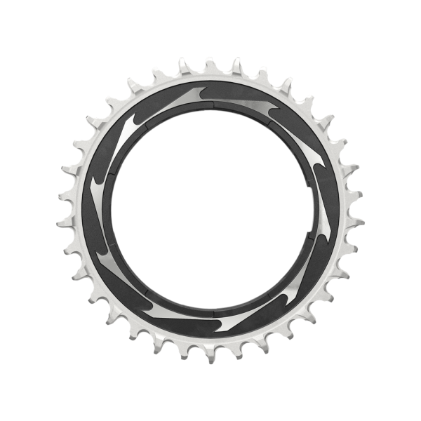 SRAM Chainring Eagle AXS Transmission Power Meter Threaded 0mm Offset 36T black/silver