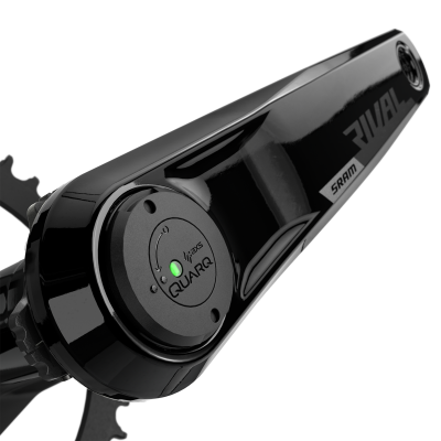 Quarq Power Meter Crankset Rival eTap AXS Wide 1x DUB 175mm/40t black Produktbild 1