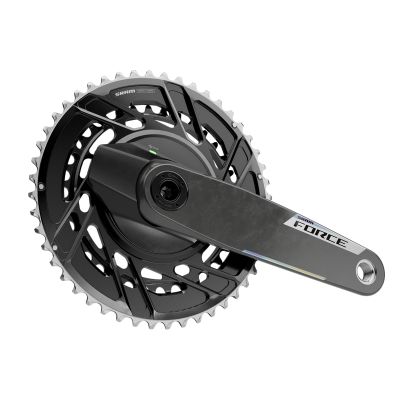 Quarq MY26 Power Meter Crankset Spider Force AXS 2x DUB 170mm/46/33t black/iridescent Produktbild 1