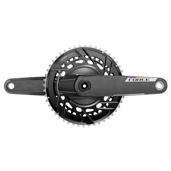 Quarq MY26 Power Meter Crankset Spider Force AXS 2x DUB 172.5mm/50/37t black/iridescent