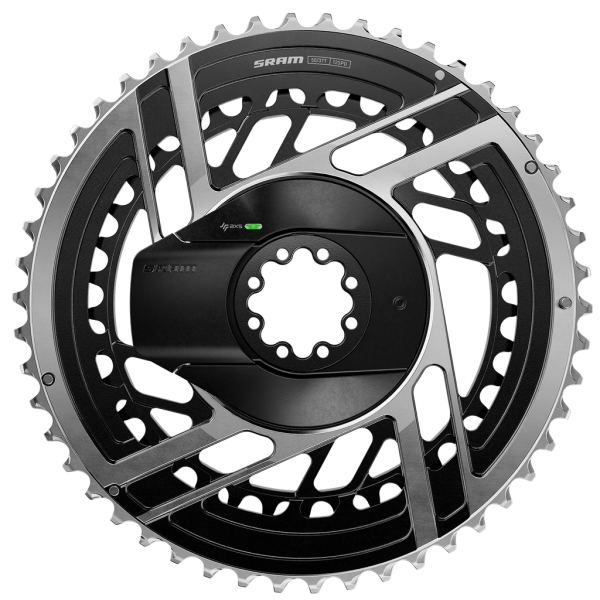 Quarq MY24 Power Meter Spider Red AXS 2x 46/33T black/silver
