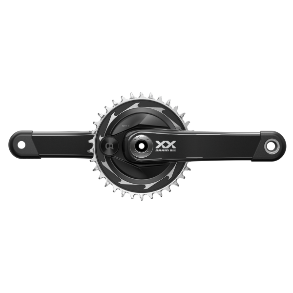 Quarq Power Meter Crankset Spider XX SL Eagle AXS Transmission Q168 DUB 175mm/34t black