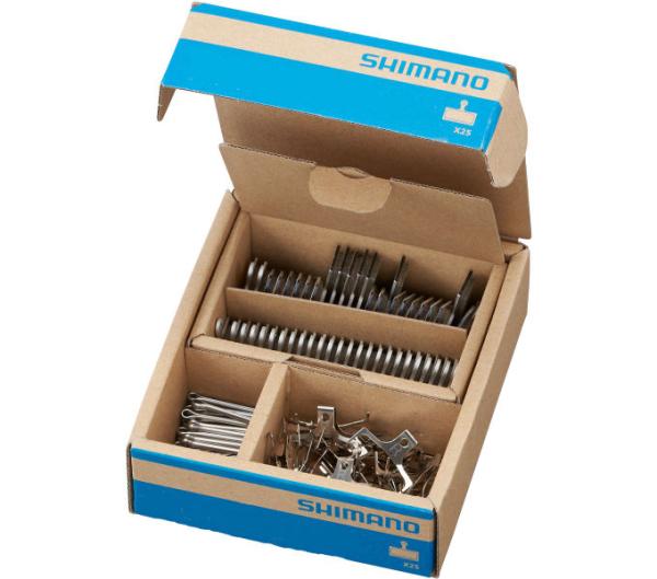 SHIMANO 25 Paar Werkstattpackung Scheibenbremsbelag G05A-RX Resin Alutr&auml;ger