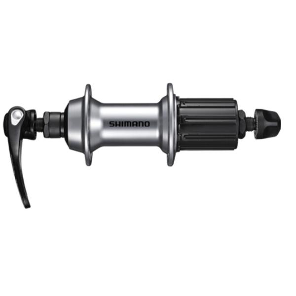SHIMANO Hinterradnabe FH-RS400 36 Loch Schnellspanner Silber