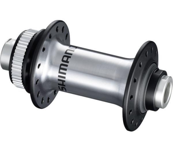 SHIMANO Vorderradnabe HB-RS770 Center-Lock 32 Loch Steckachse E-Thru 100x12 mm Silber