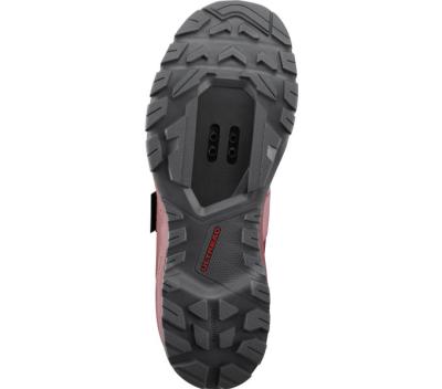 SHIMANO SHIMANO Fahrradschuhe EX500W Damen Touring SPD Gr&ouml;&szlig;e 43 Damenleisten Rot Produktbild 2