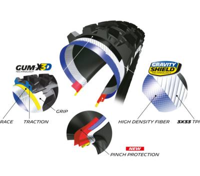 Michelin MICHELIN FALTREIFEN WILD ENDURO REAR COMPETITION LINE GUM-X3D 61-584 Schwarz Produktbild 1