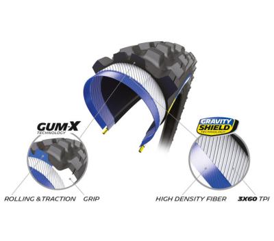 Michelin MICHELIN FALTREIFEN FORCE AM2 COMPETITION LINE GUM-X  61-584 Schwarz TS TLR Produktbild 3