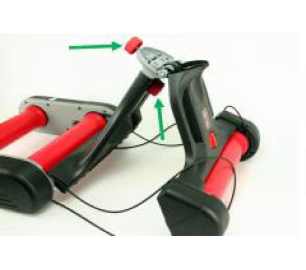 ELITE Knopf Rot mit Einsatz M6 Quick Motion/Nero