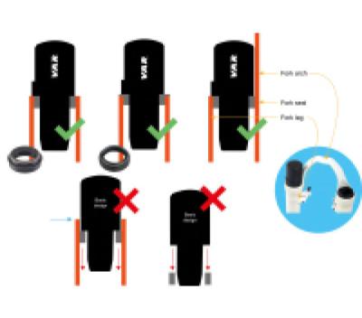 VAR Gabeldichtungsmontagewerkzeug FH-92402 32 mm Produktbild 4