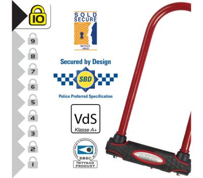 Master Lock B&uuml;gelschloss 8195LW Rot 13 mm x 280 mm x 110 mm Schl&uuml;ssel Produktbild 2