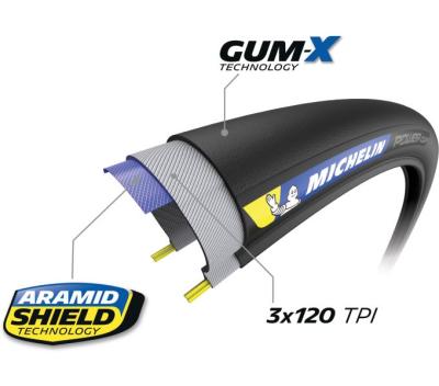 Michelin MICHELIN FALTREIFEN POWER CUP CLASSIC COMPETITION LINE GUM-X 28-622 Schwarz/Cl Produktbild 1