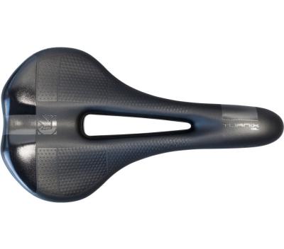 PRO Fahrradsattel Turnix Gel 152 mm Schwarz Edelstahl Gestell Produktbild 3