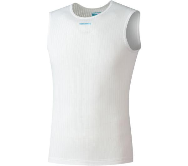 SHIMANO VERTEX MESH Sleeveless Base Layer WHITE M