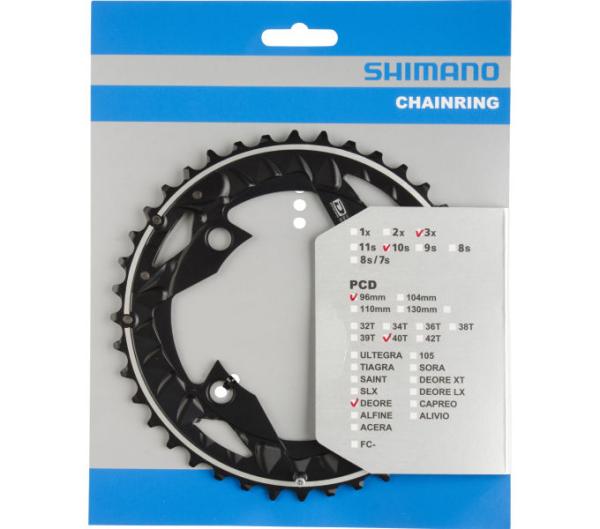 SHIMANO Kettenblatt DEORE FC-M612, FC-M622 40 Z&auml;hne